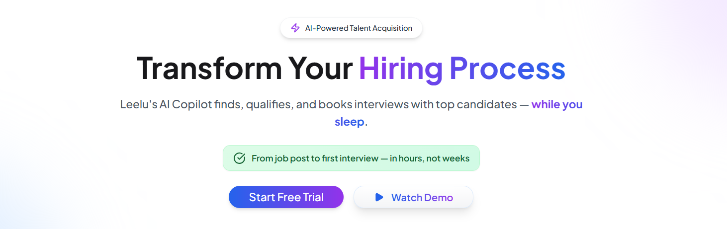 AI Hiring - Leelu.ai